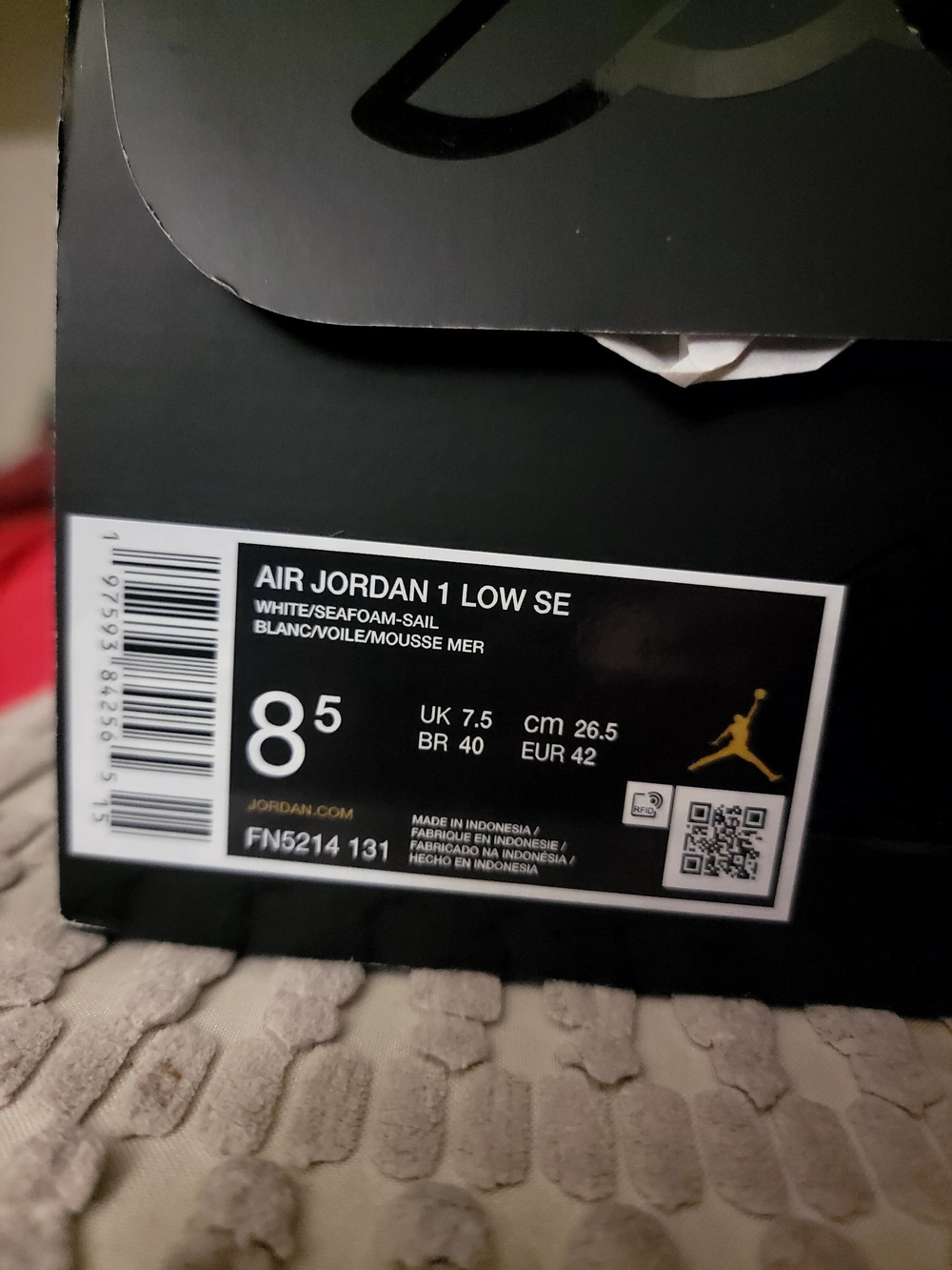 Nike Air Jordan 1 Low SE "Seafoam" - Picture 4 of 4